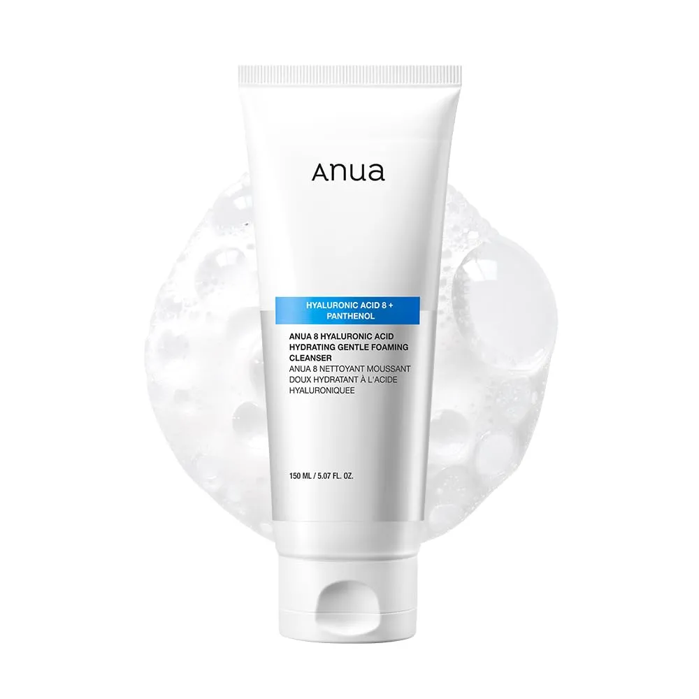 Anua 8 Hyaluronic Acid Hydrating Gentle Foaming Cleanser - 150ml