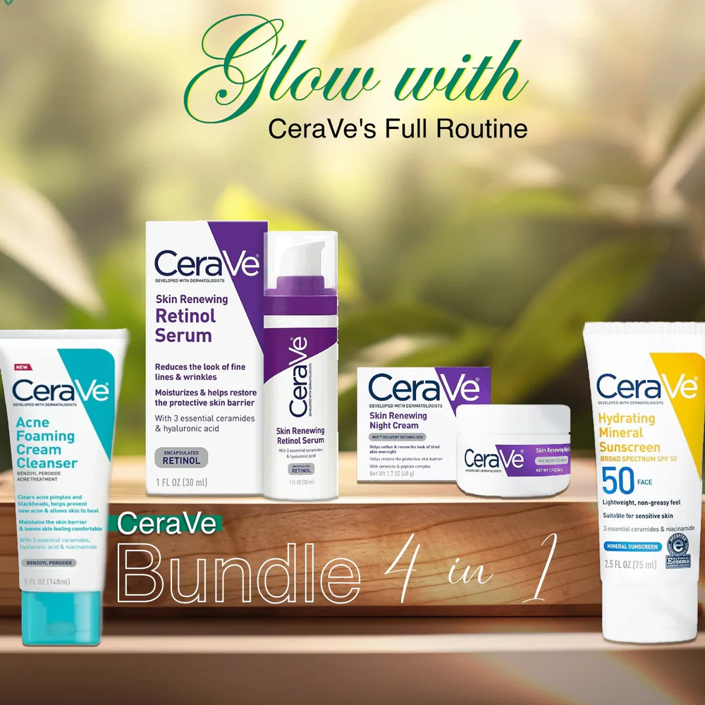 CeraVe 4 In 1 Skincare Bundle - Image 2