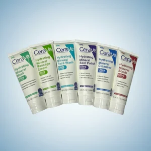 Cerave Hydrating Mineral Facial Kit 6 in 1 Complete Skincare Set - 100ml Each