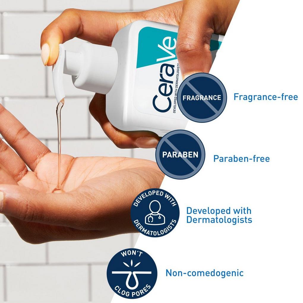 CeraVe Acne Control Cleanser Salicylic Acid 2% Oil Absorbing Technology - 237ml - Image 2