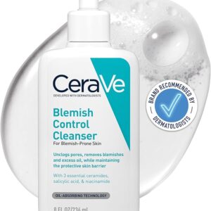CeraVe Blemish Control Cleanser with 2% Salicylic Acid and Niacinamide for Blemish-Prone Skin - 236ml
