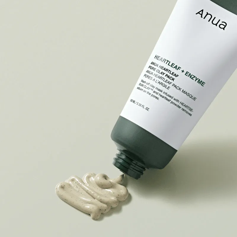 ANUA Heartleaf + Enzymes Pore Clay Pack - 100ml - Image 2